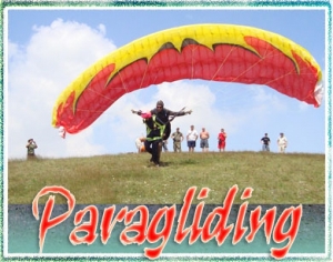 Tandem paragliding flight gift voucher