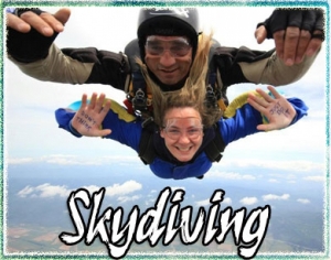 Skydiving gift voucher