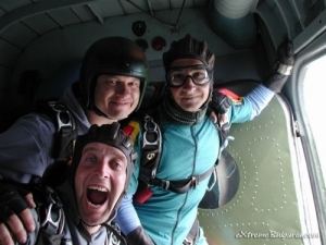Skydiving gift voucher