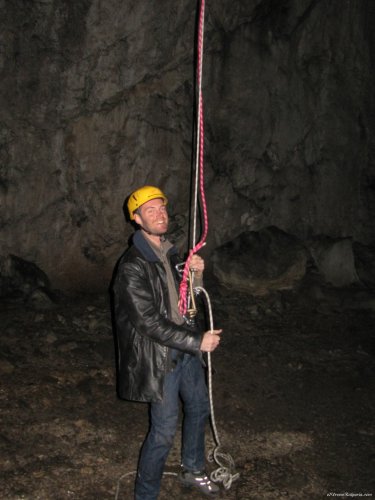 After 42m rappeling down